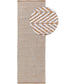 Covor din materiale reciclate Rio Light Brown 