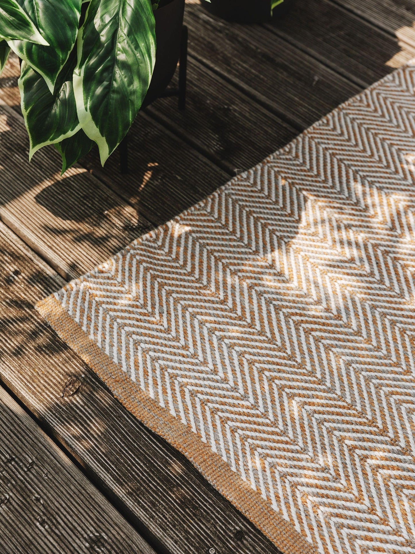Covor din materiale reciclate Rio Light Brown 