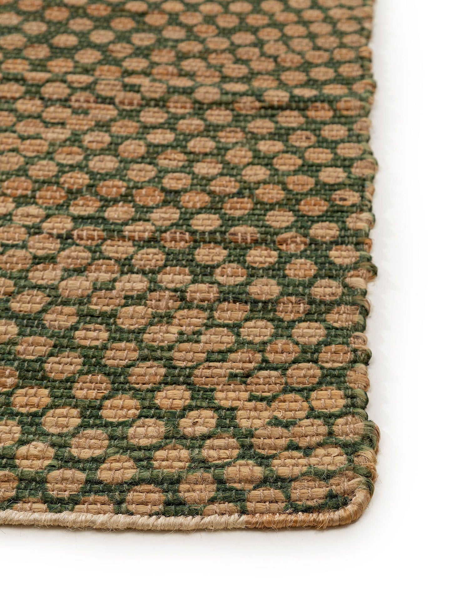 Covor iută Baru Beige/Green 