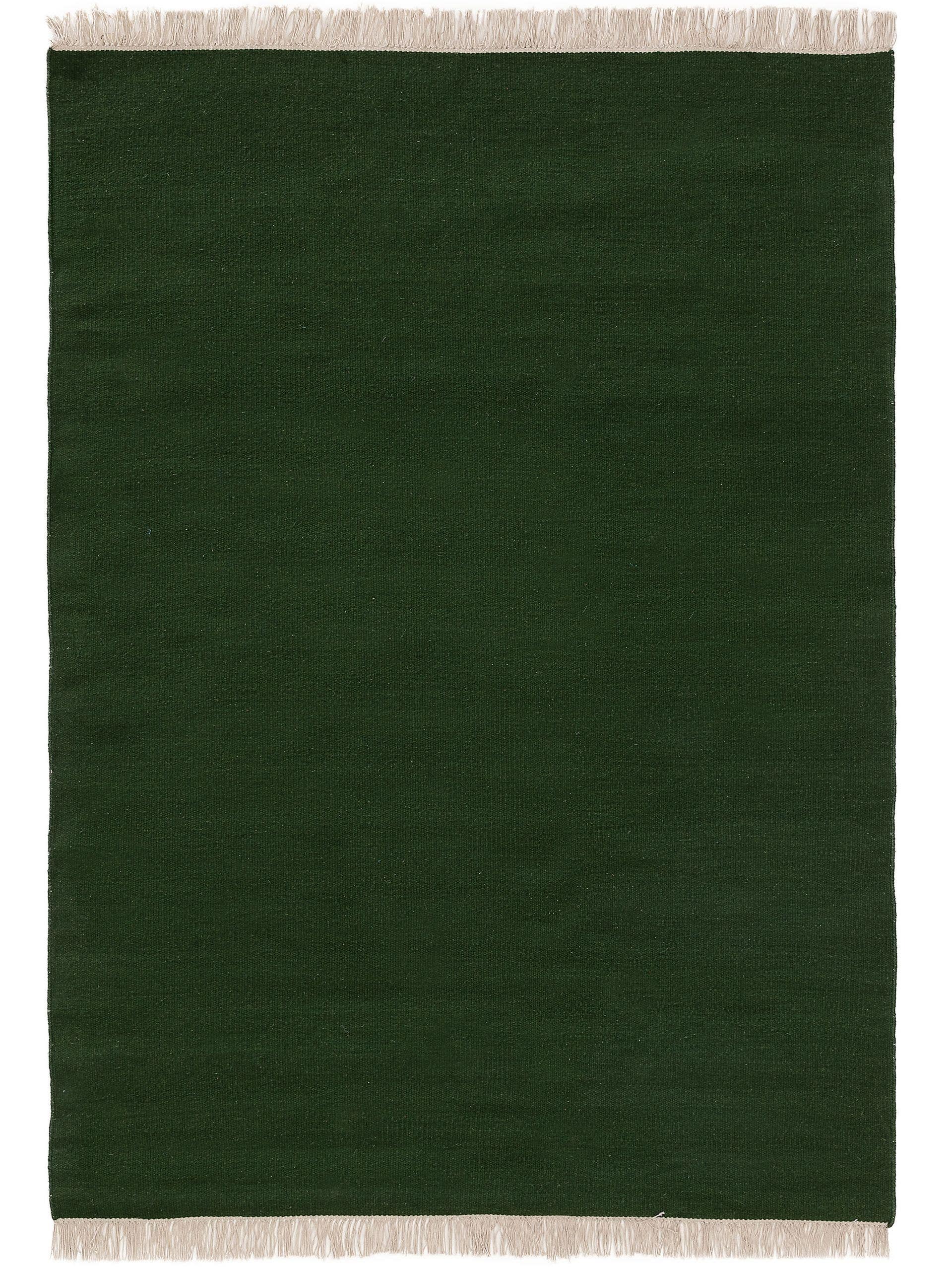 Covor de lână Liv Dark Green 