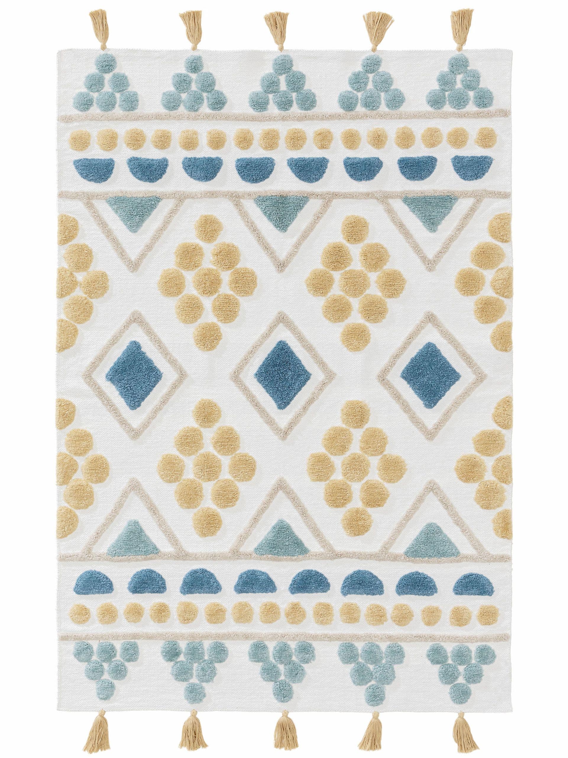 Covor lavabil pentru copii Maya Blue 