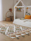 Covor lavabil pentru copii Maya Multicolour/Beige 
