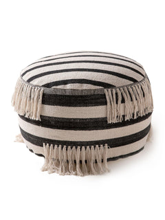 Pouf/taburet Deja Black/White