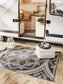 Covor interior/exterior Diego Black/White 