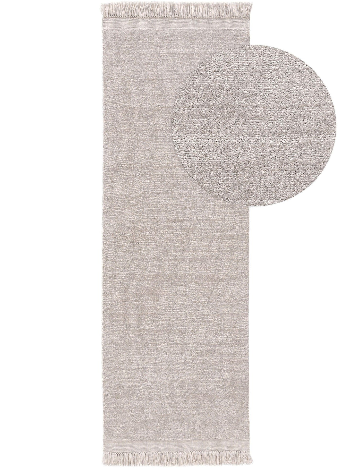 Covor din materiale reciclate Jade Light Grey 