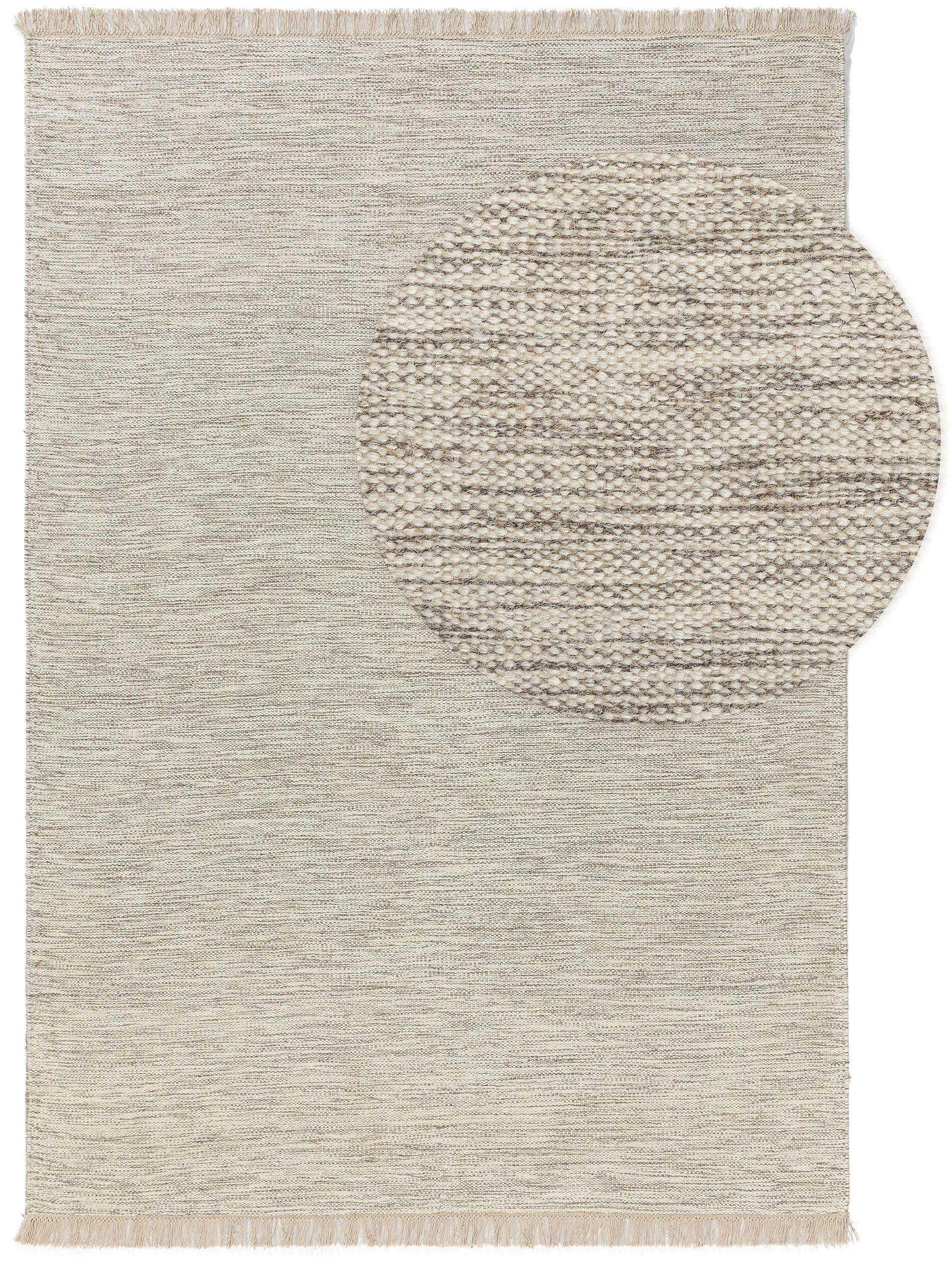 Covor de lână Silas Cream/Grey 