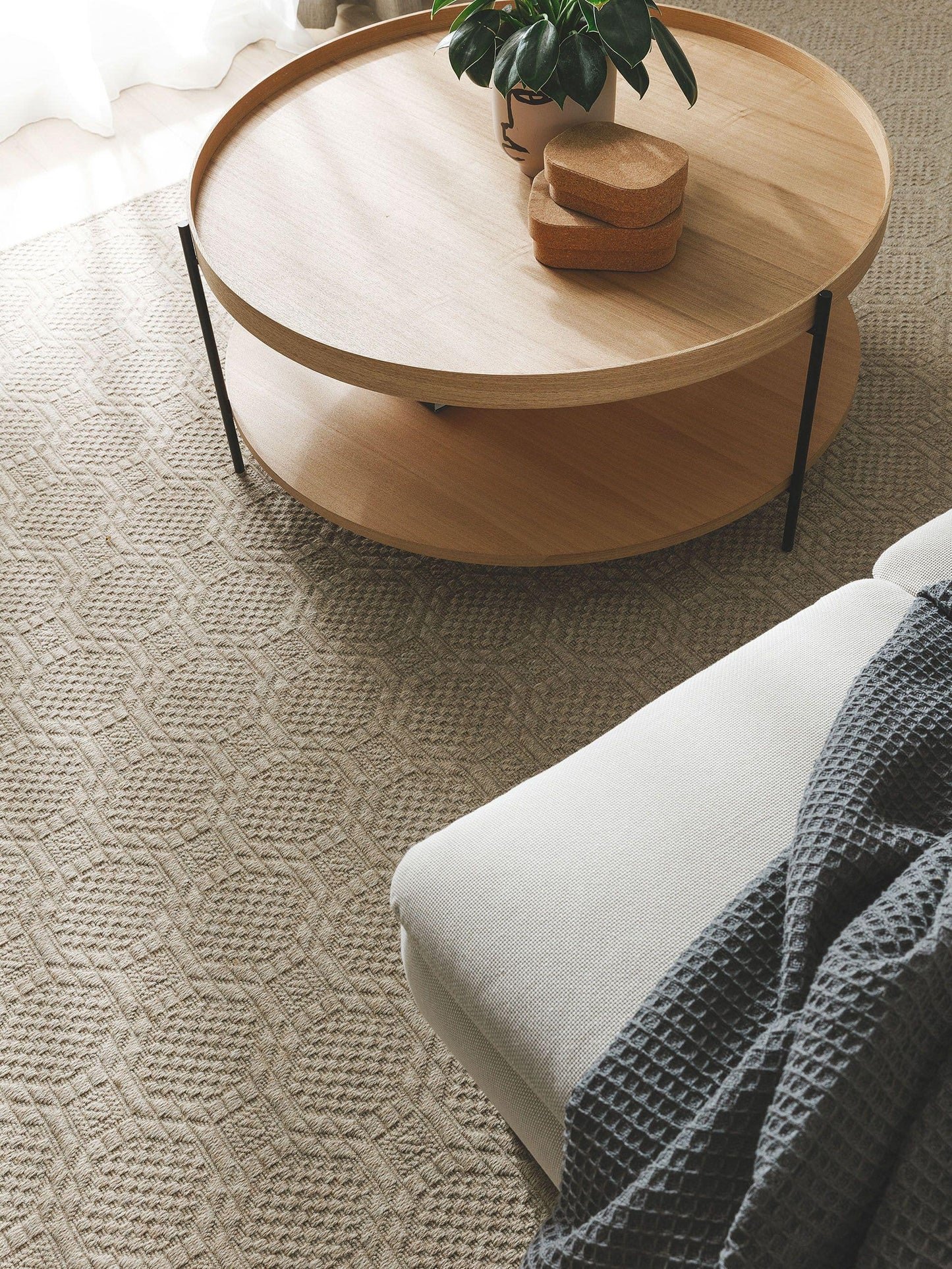 Covor de lână Helvi Beige 