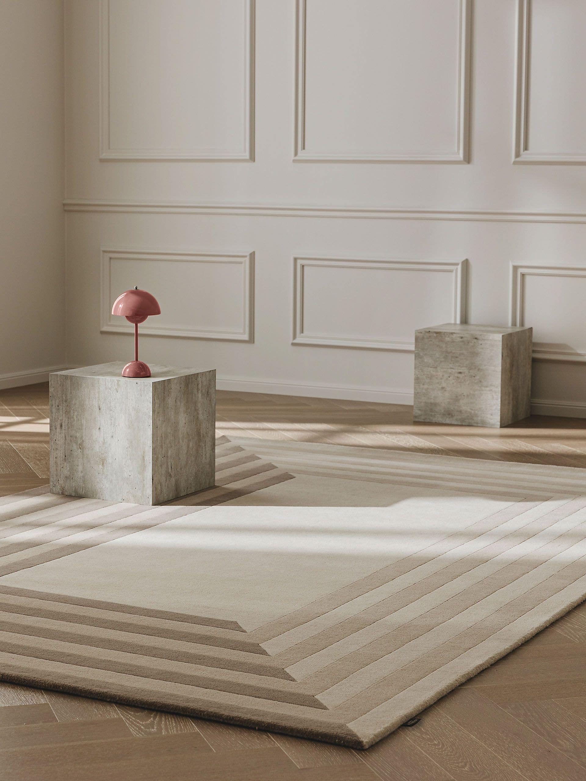 Covor de lână Tilo Cream/Beige 