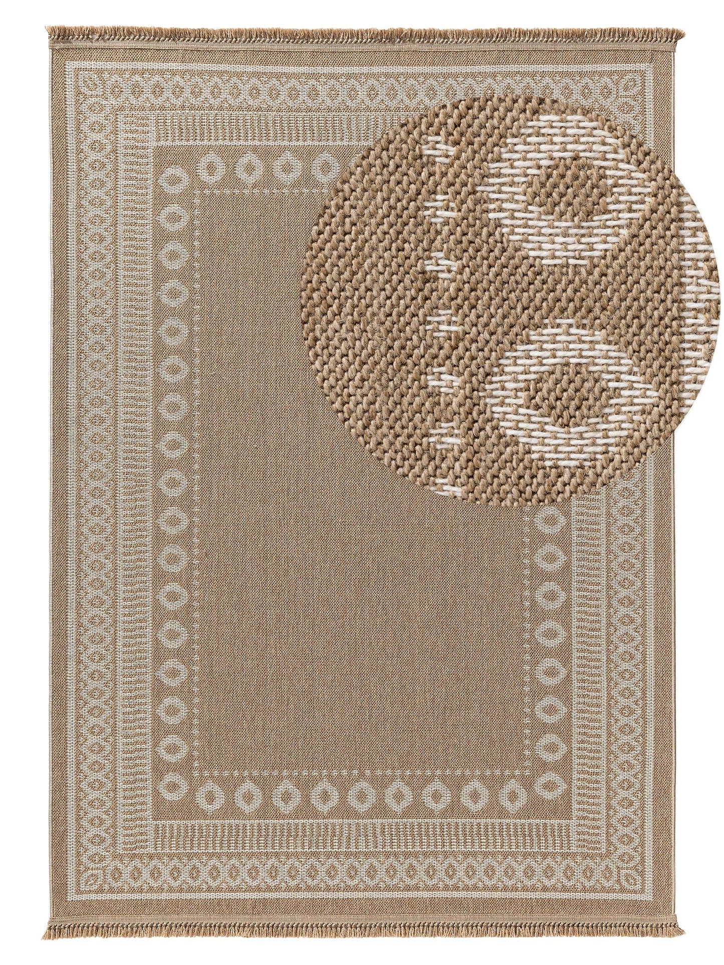 Covor interior/exterior Andora Cream/Beige 