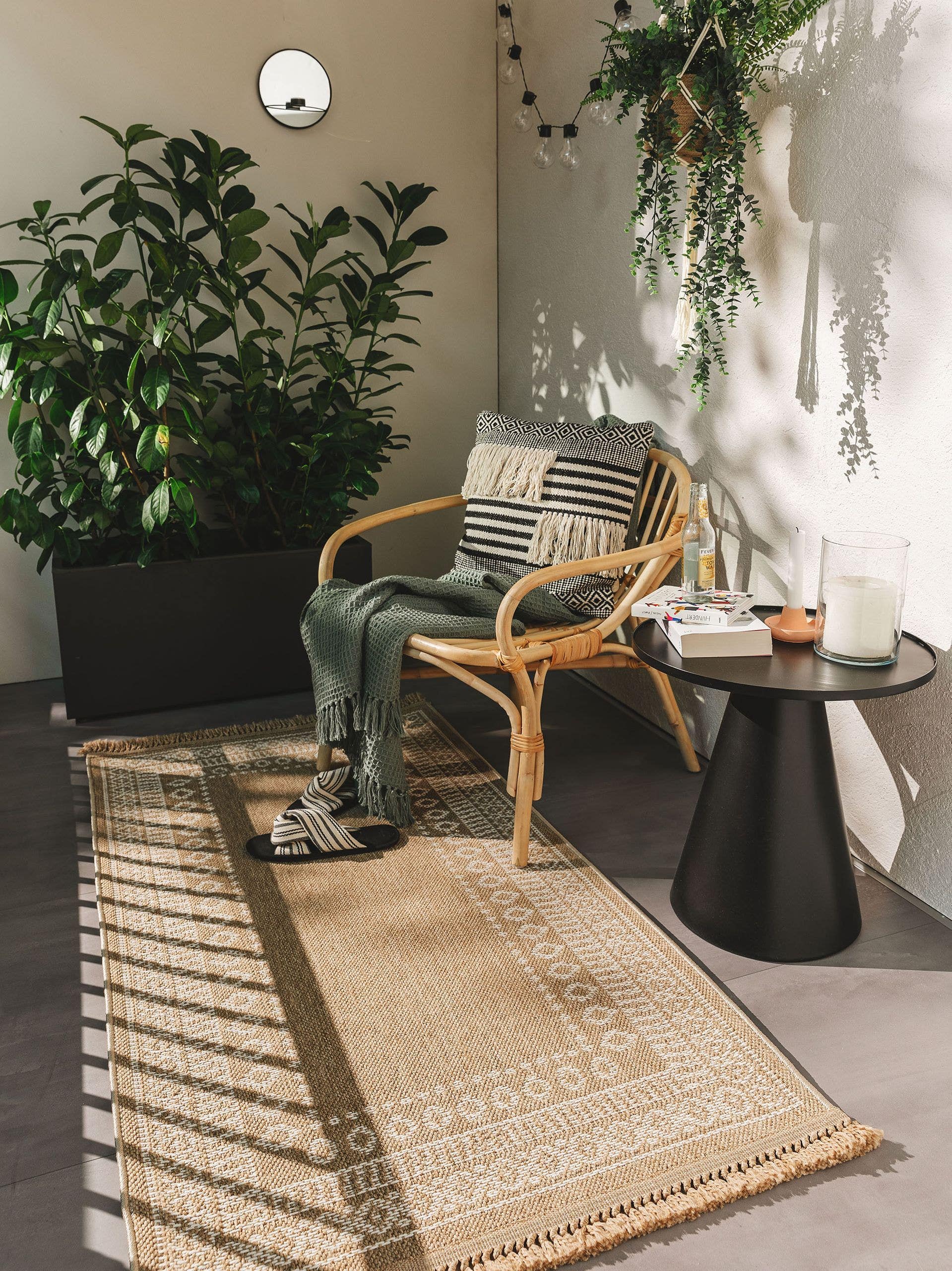 Covor interior/exterior Andora Cream/Beige 