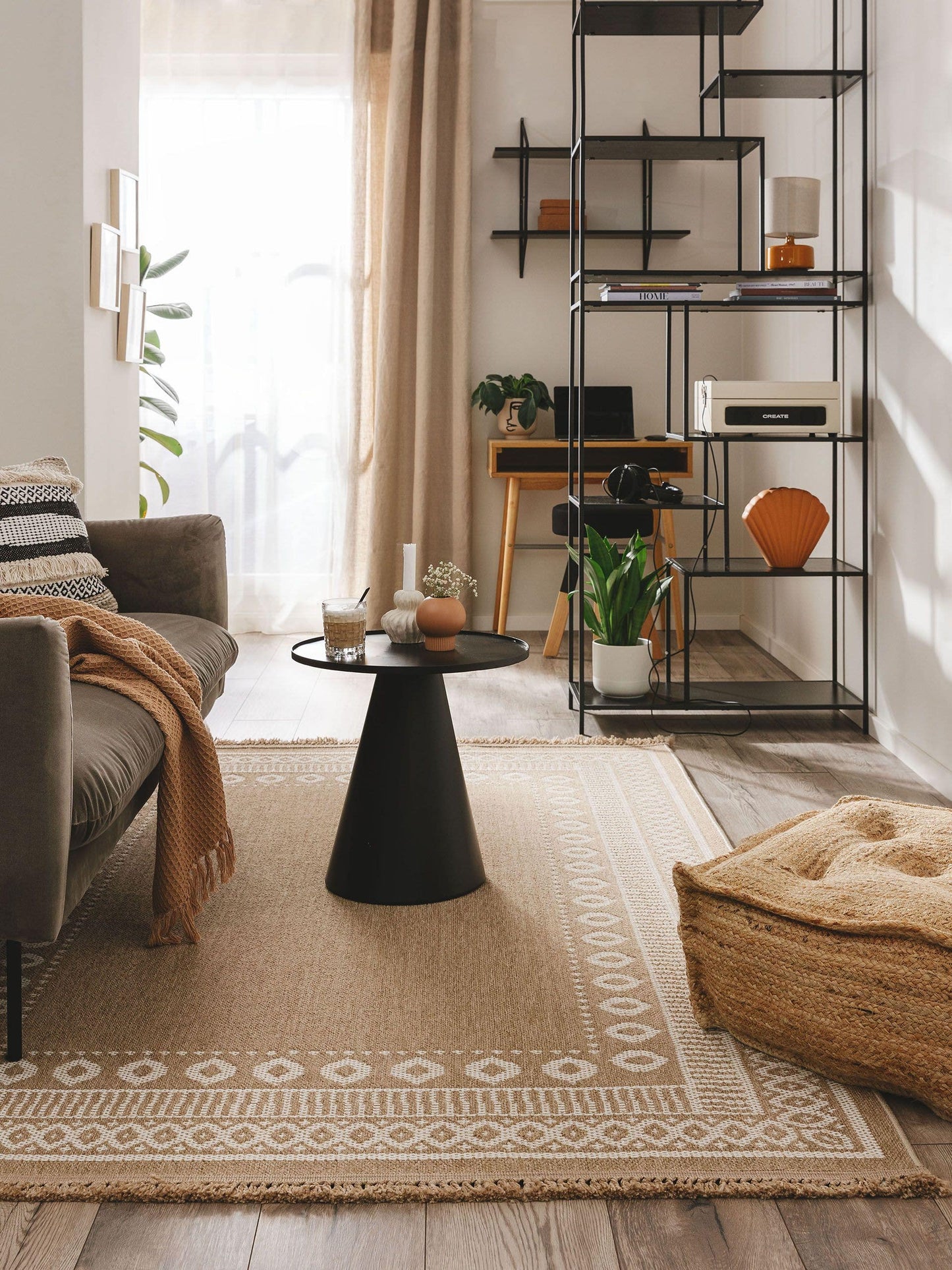 Covor interior/exterior Andora Cream/Beige 