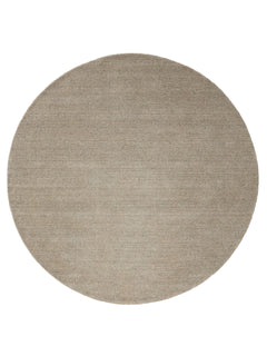 Round Covor de lână Vera Light Grey