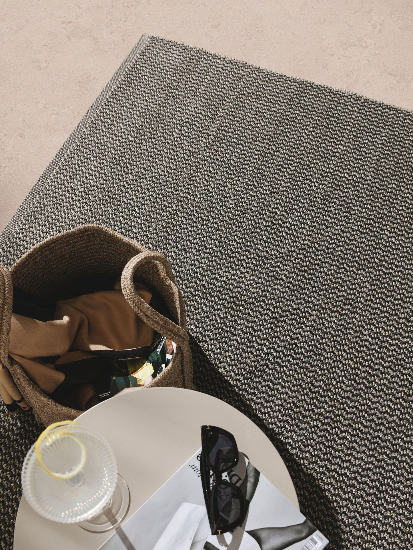 Covor interior/exterior Amata Charcoal/Grey 