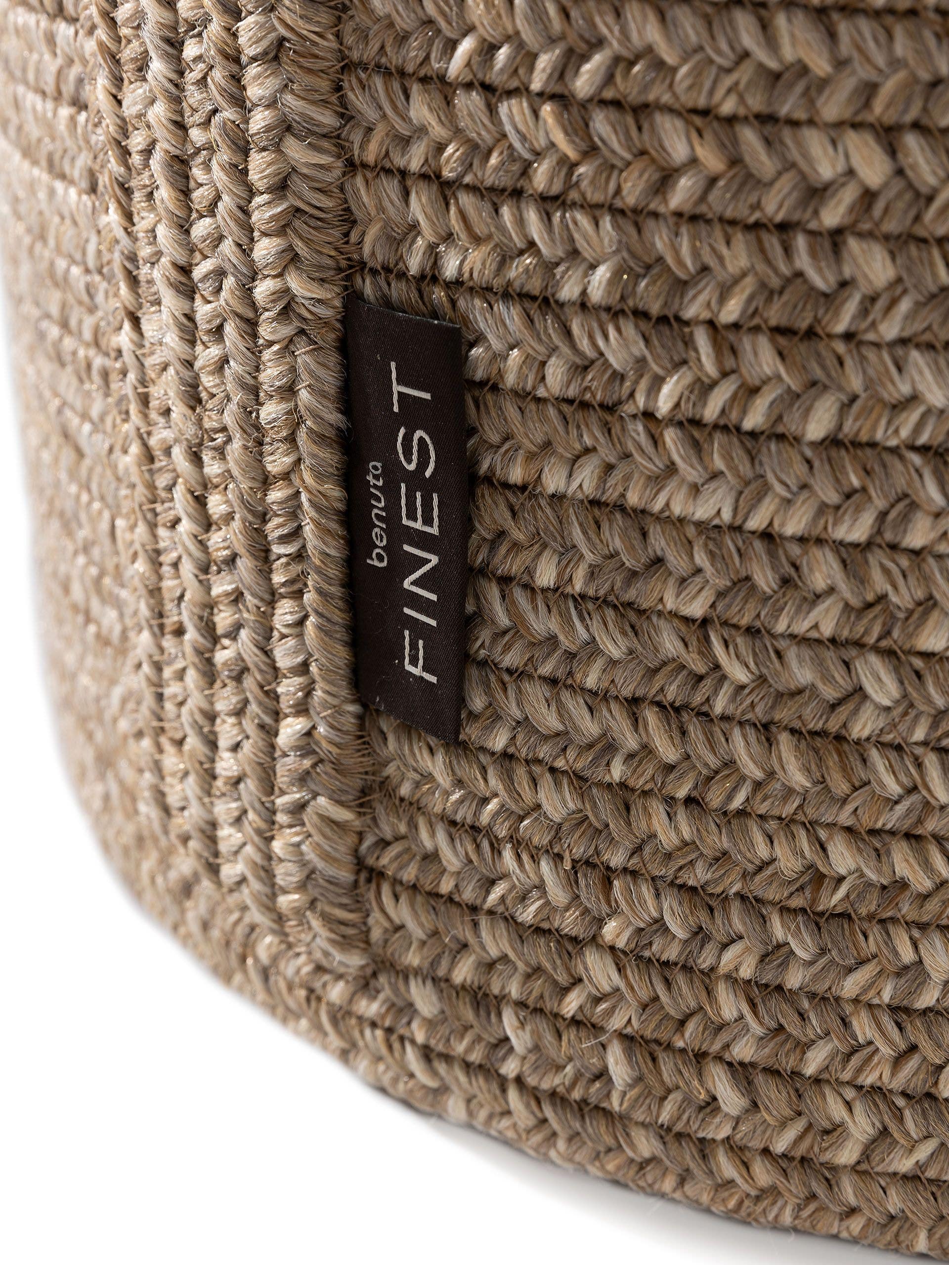 In- & Outdoor Pouf/taburet Noe natural 