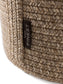 In- & Outdoor Pouf/taburet Noe natural 40x40x43 cm