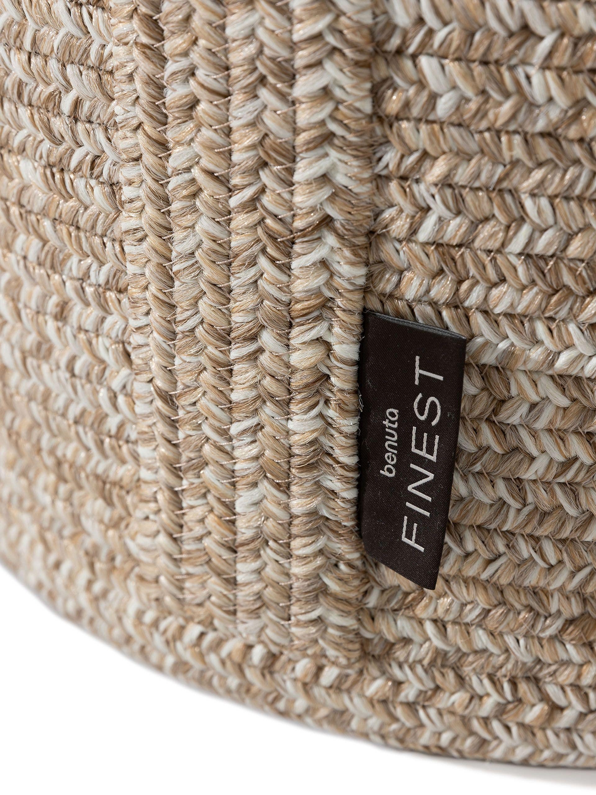 In- & Outdoor Pouf/taburet Noe Beige 