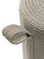 Pouf/taburet interior/exterior Noe Light Grey 