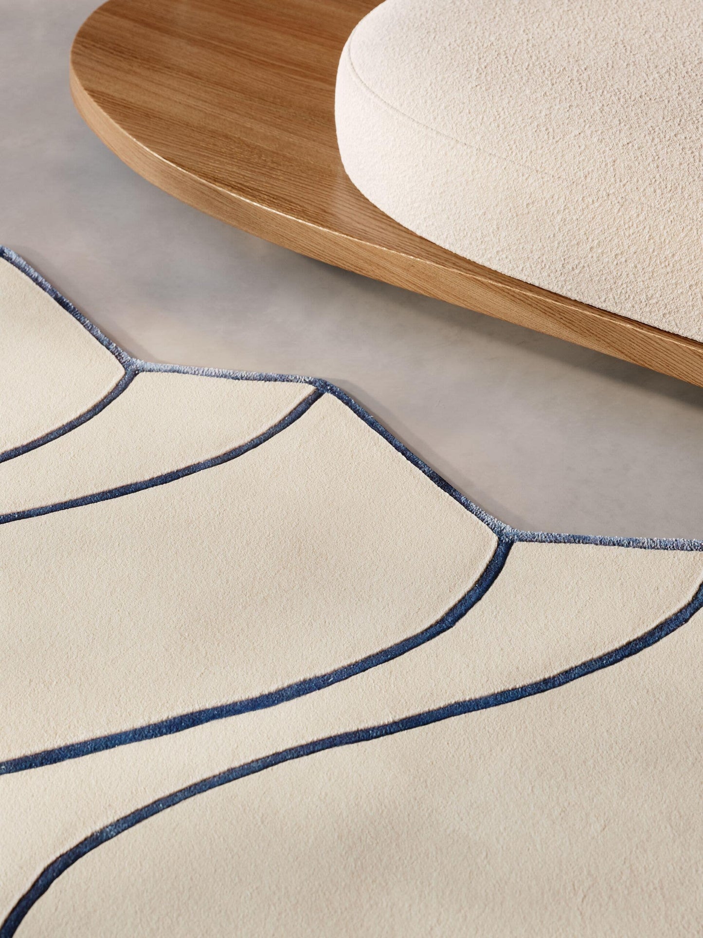 Covor Nami Cream/Blue 