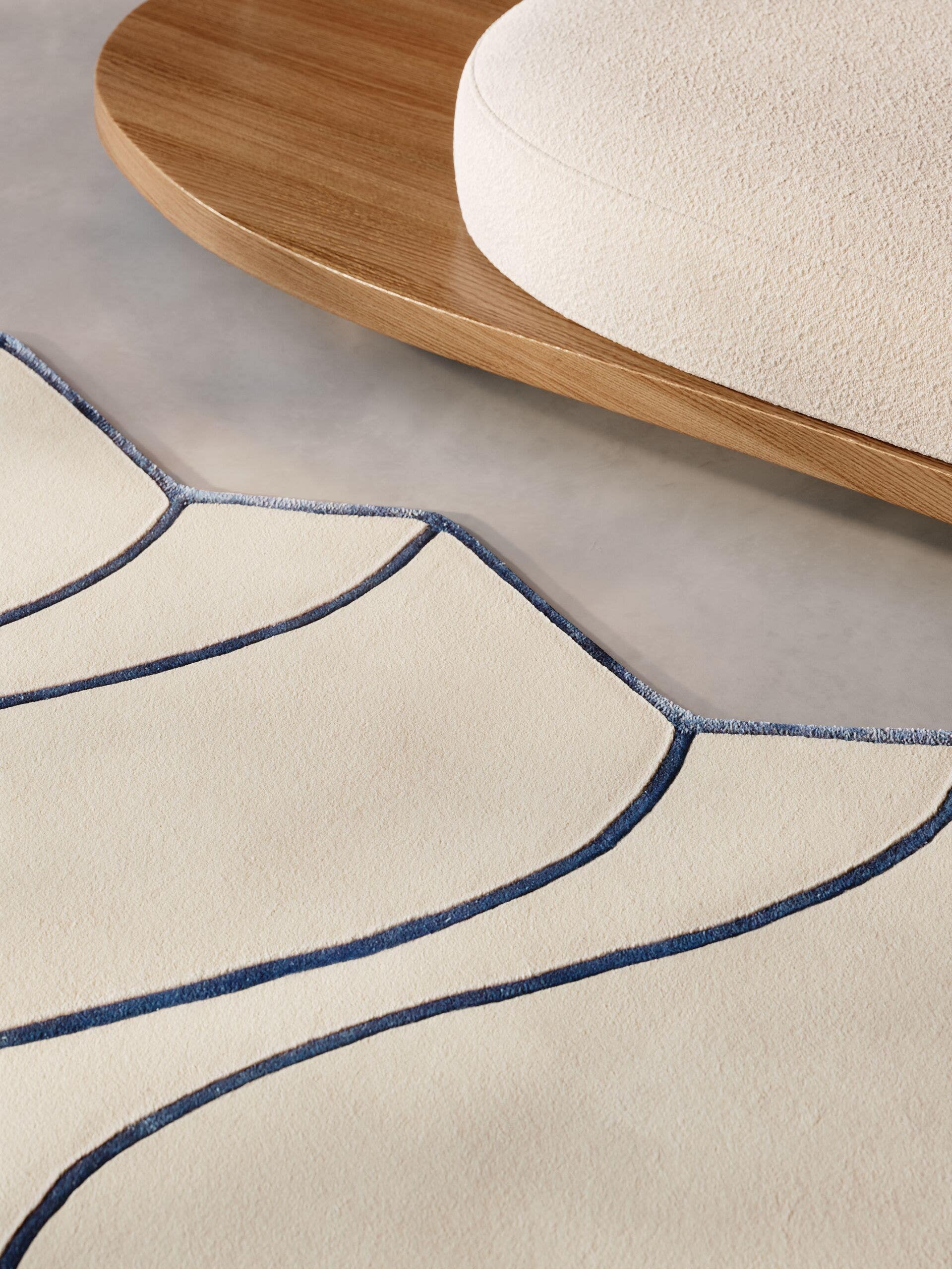 Covor Nami Cream/Blue 