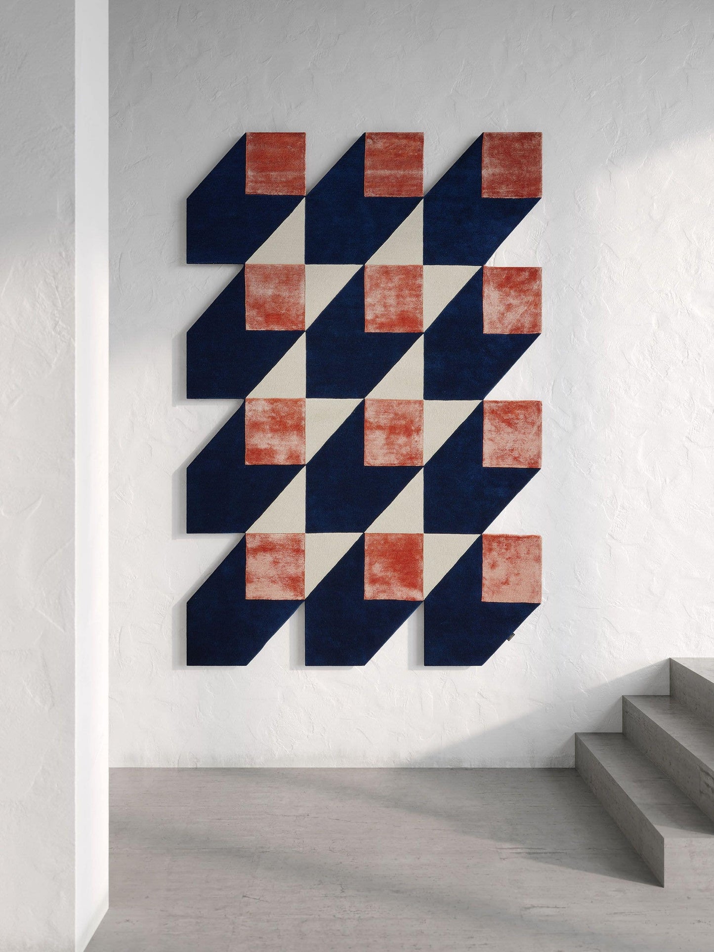 Covor Cubes Blue/Orange 