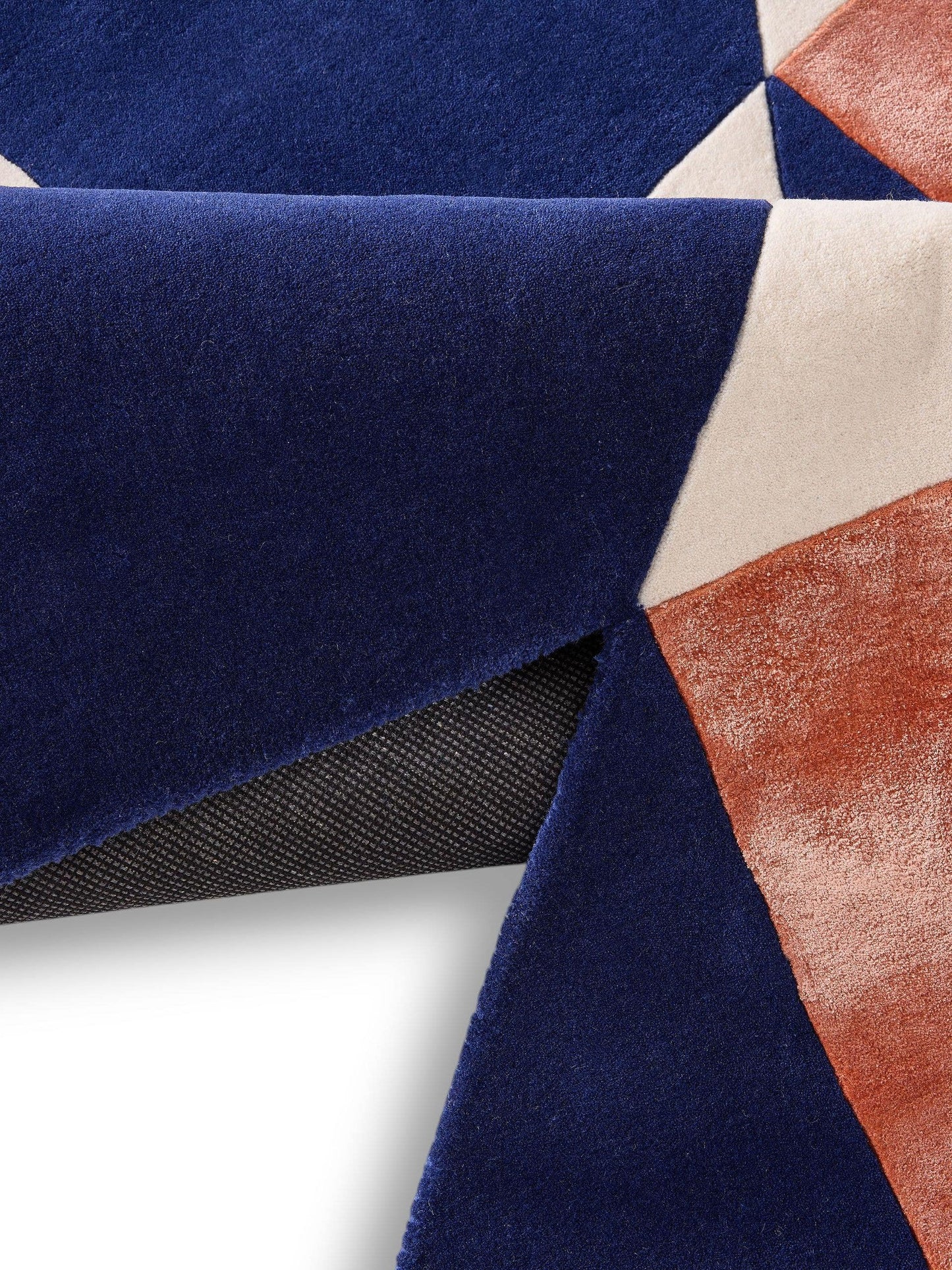 Covor Cubes Blue/Orange 