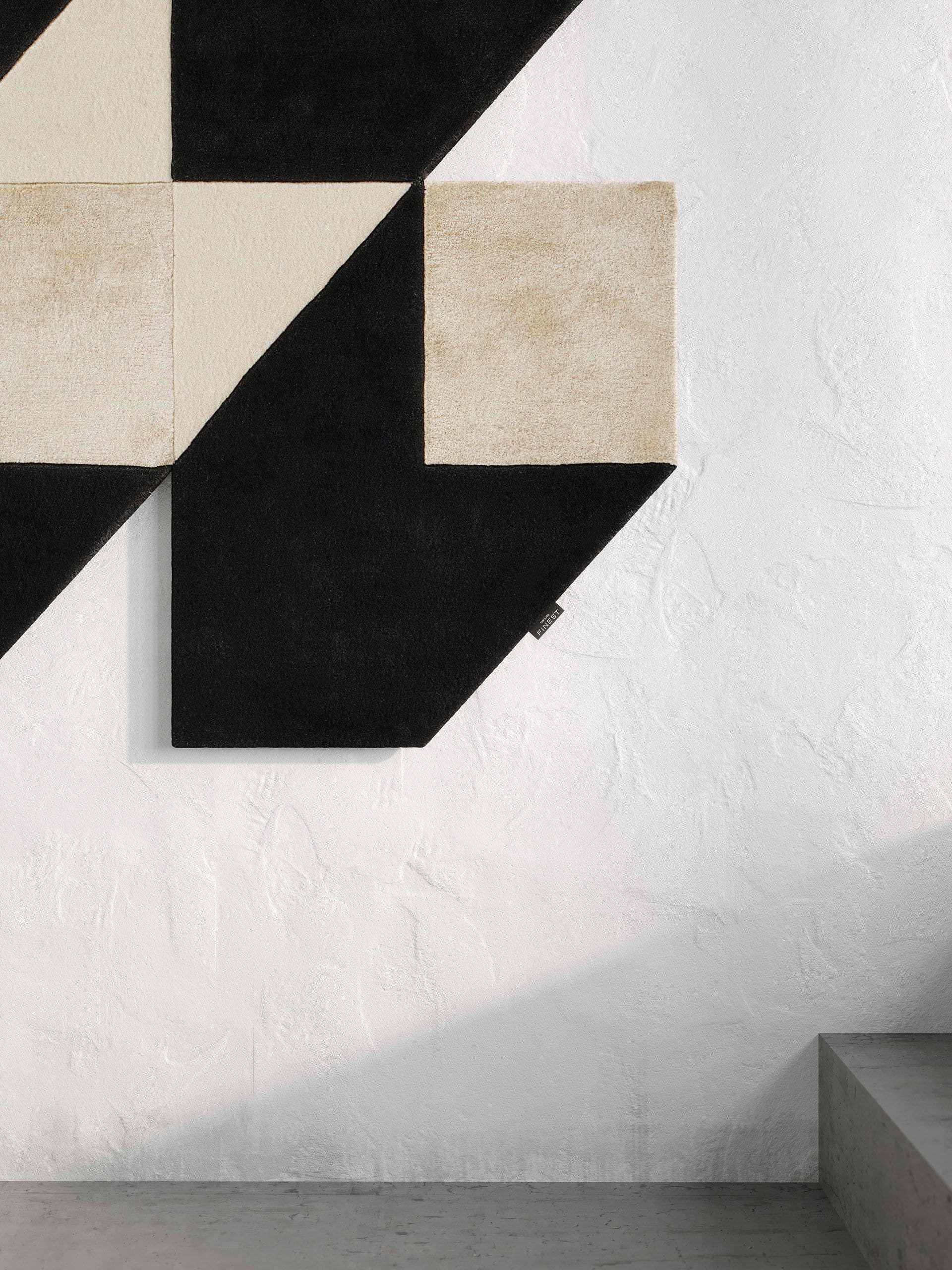 Covor Cubes Black/White 