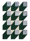 Covor Cubes Blue/Green 