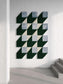 Covor Cubes Blue/Green 