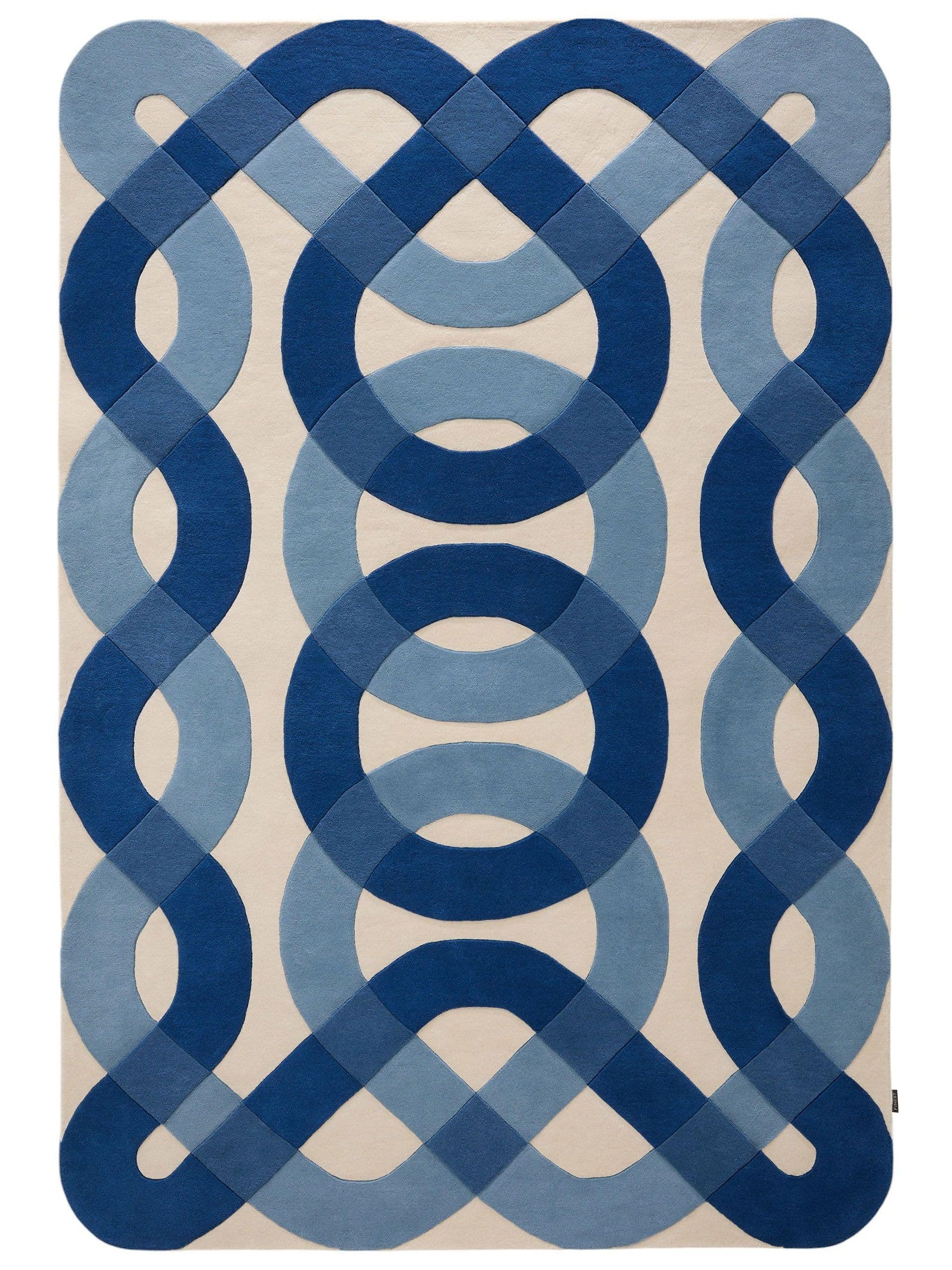 Covor de lână Nio Blue 