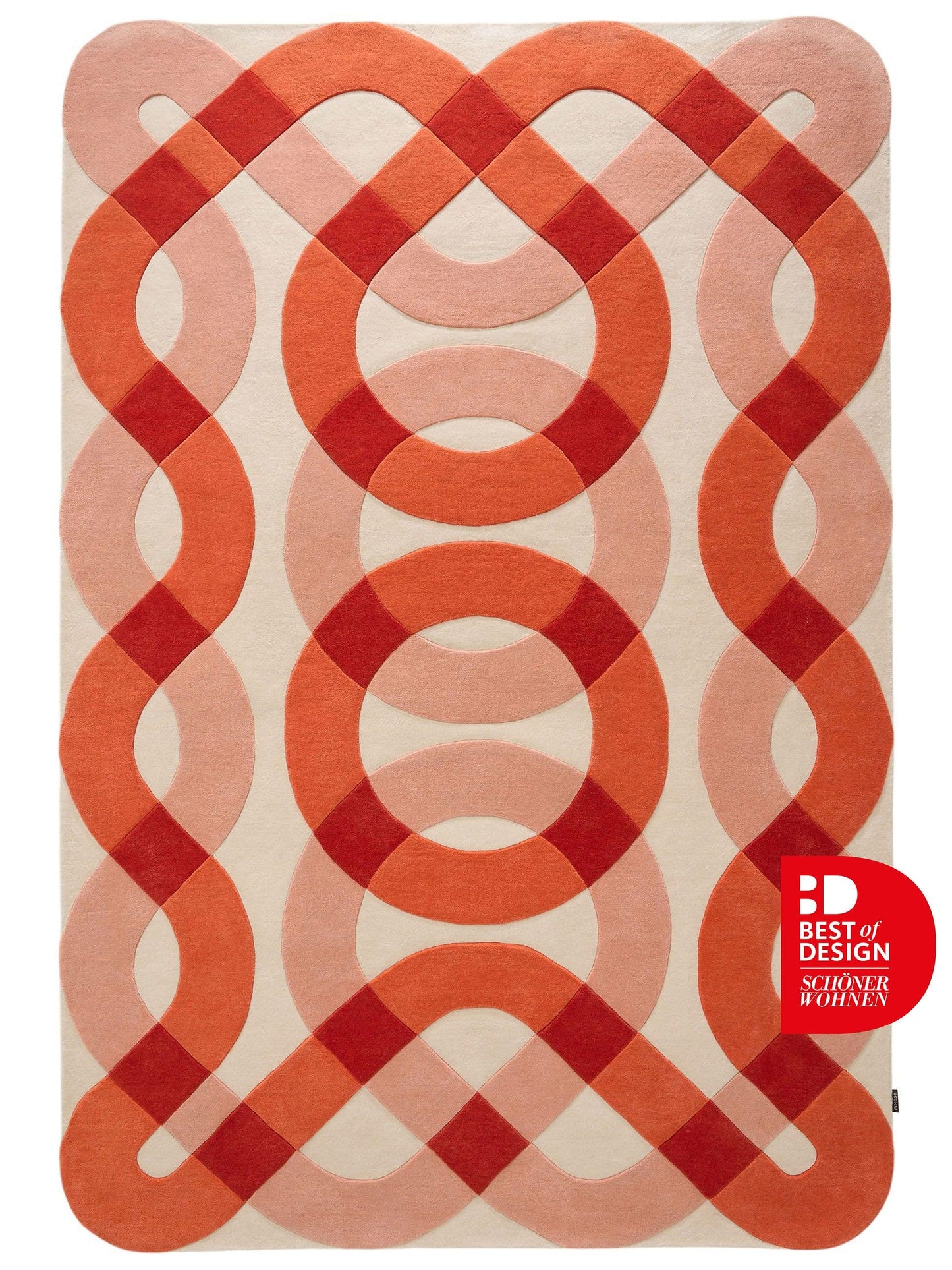 Covor de lână Nio Red 