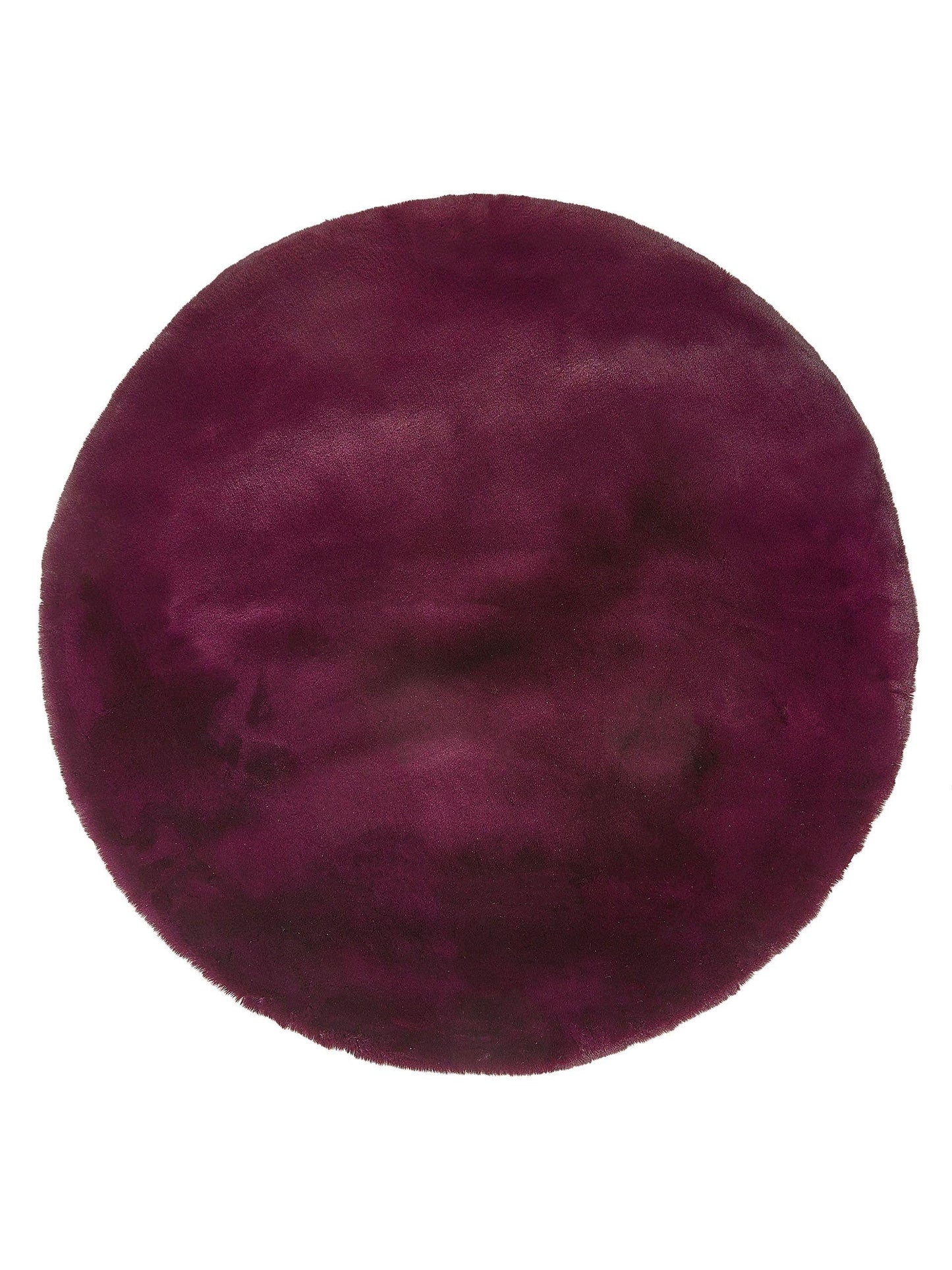 Shaggy Covor rotund Lux Bordeaux 