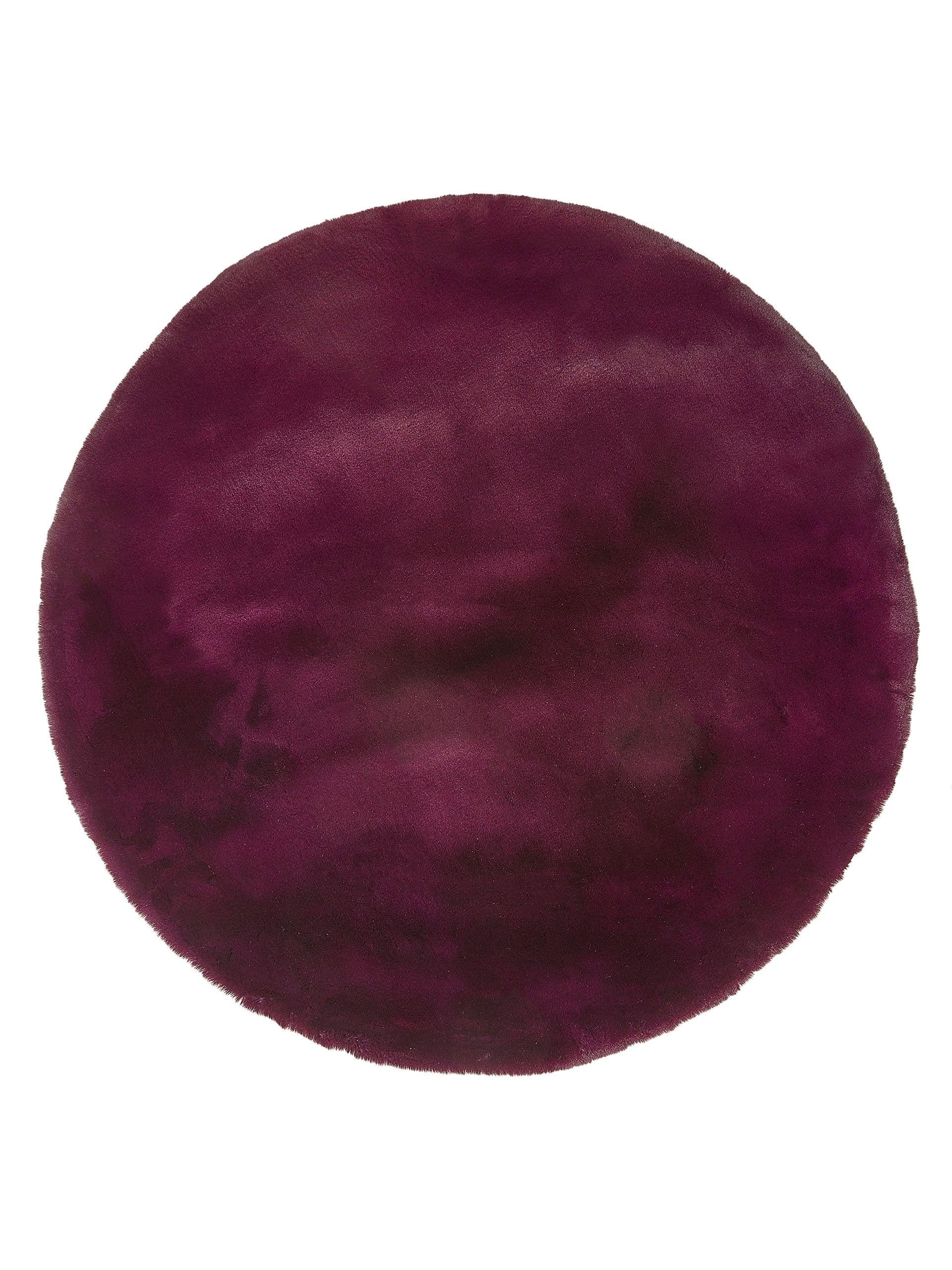Shaggy Covor rotund Lux Bordeaux 