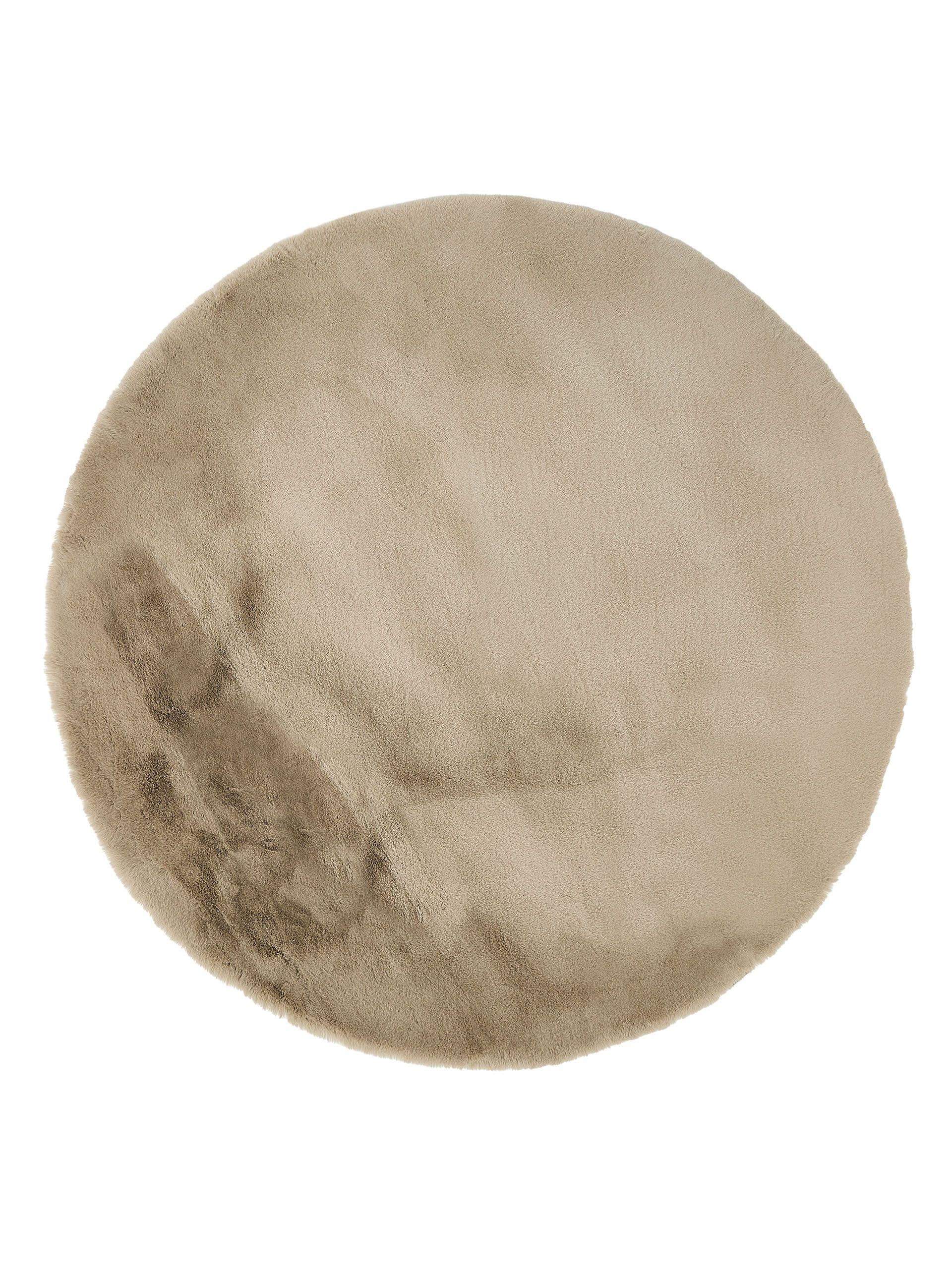 Shaggy Covor rotund Lux Taupe 