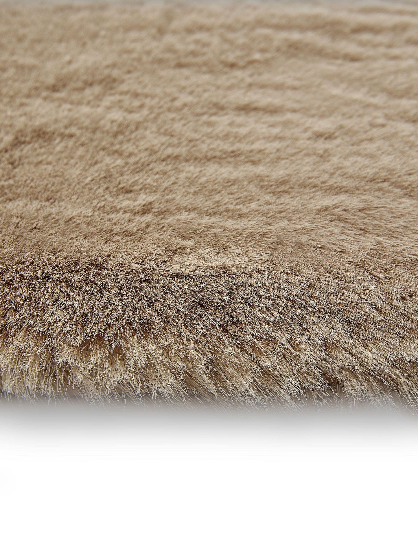 Shaggy Covor rotund Lux Taupe 