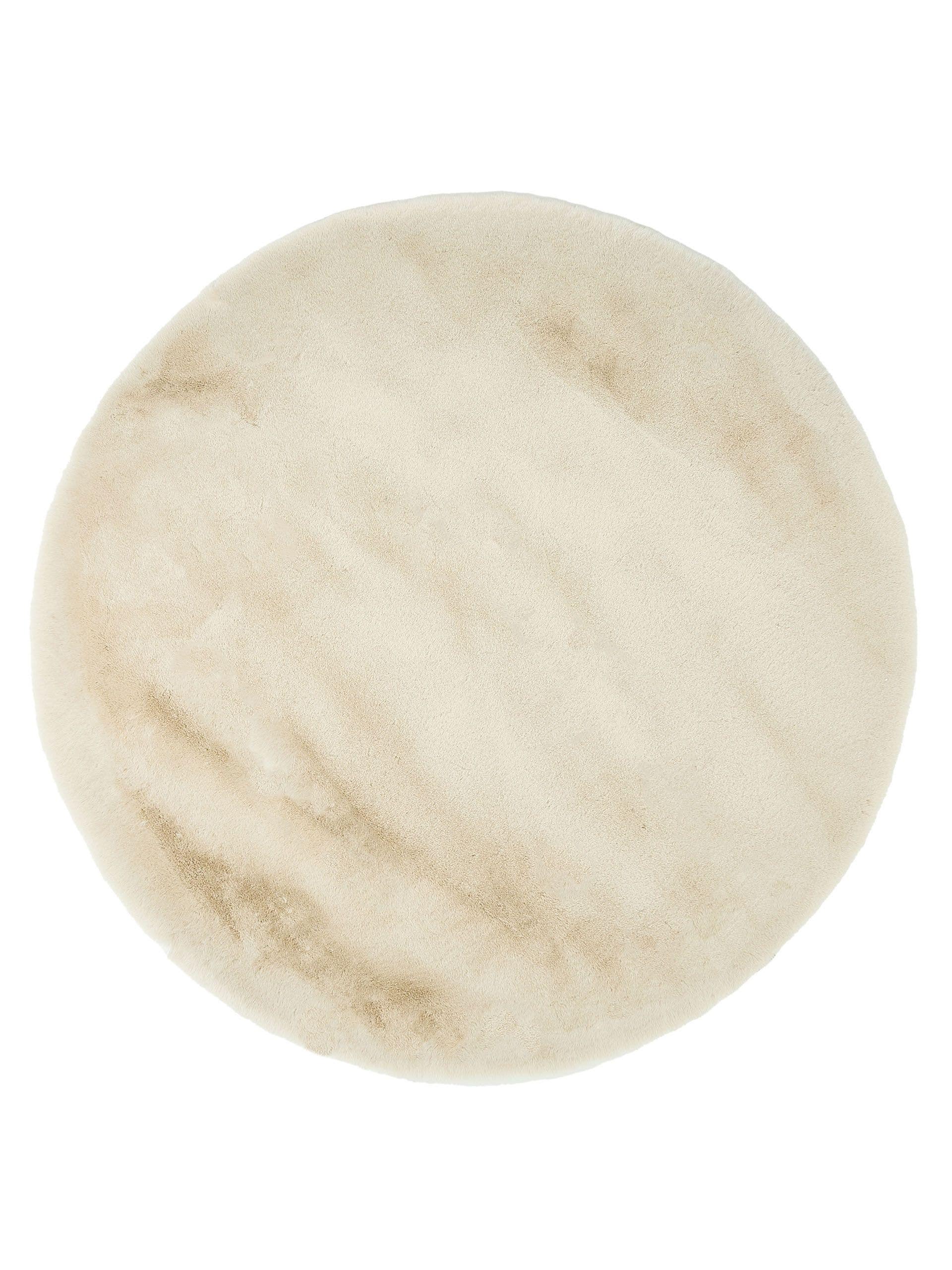Shaggy Covor rotund Lux Cream 