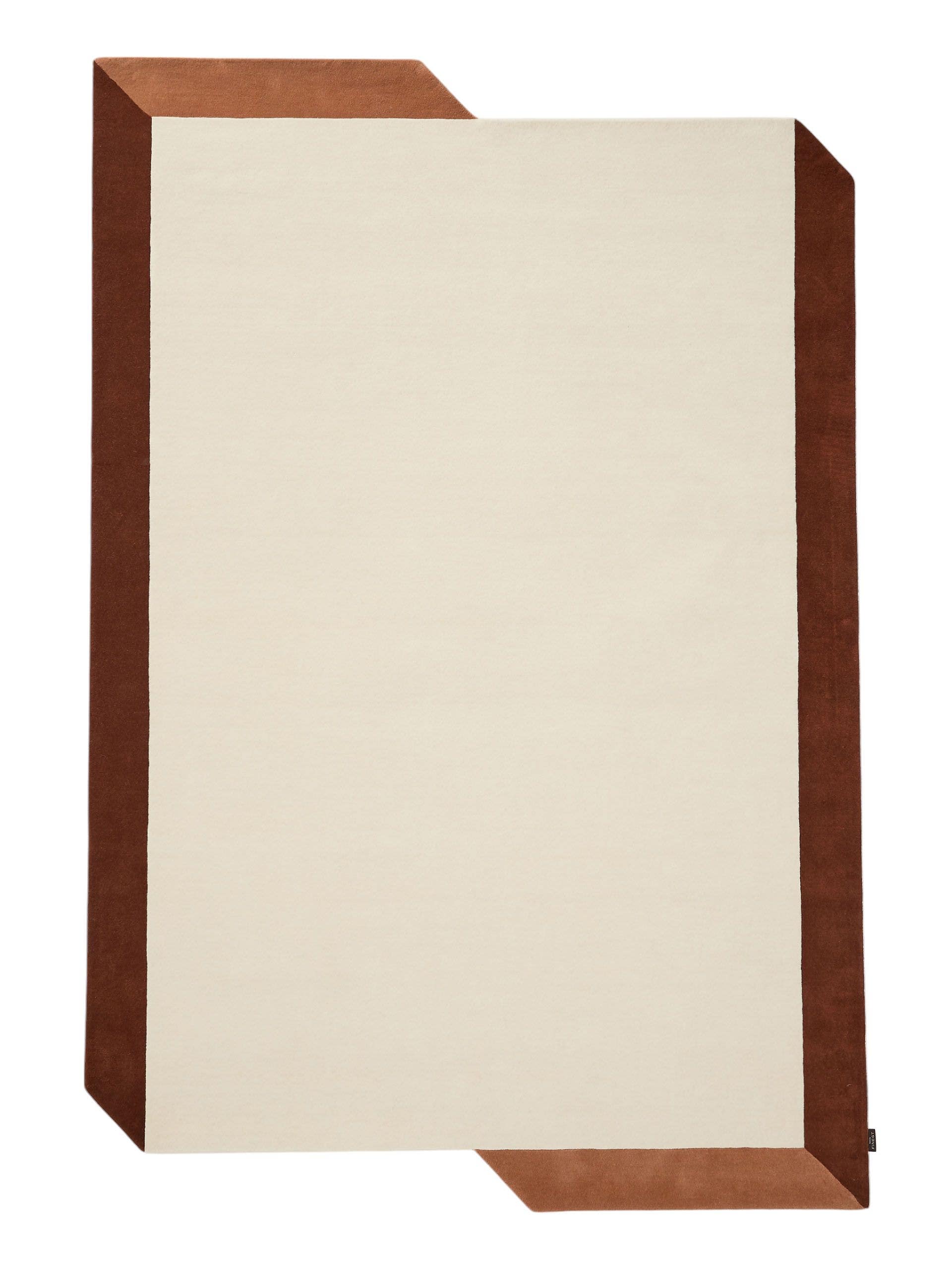 Covor de lână Aspect Cream/Red 