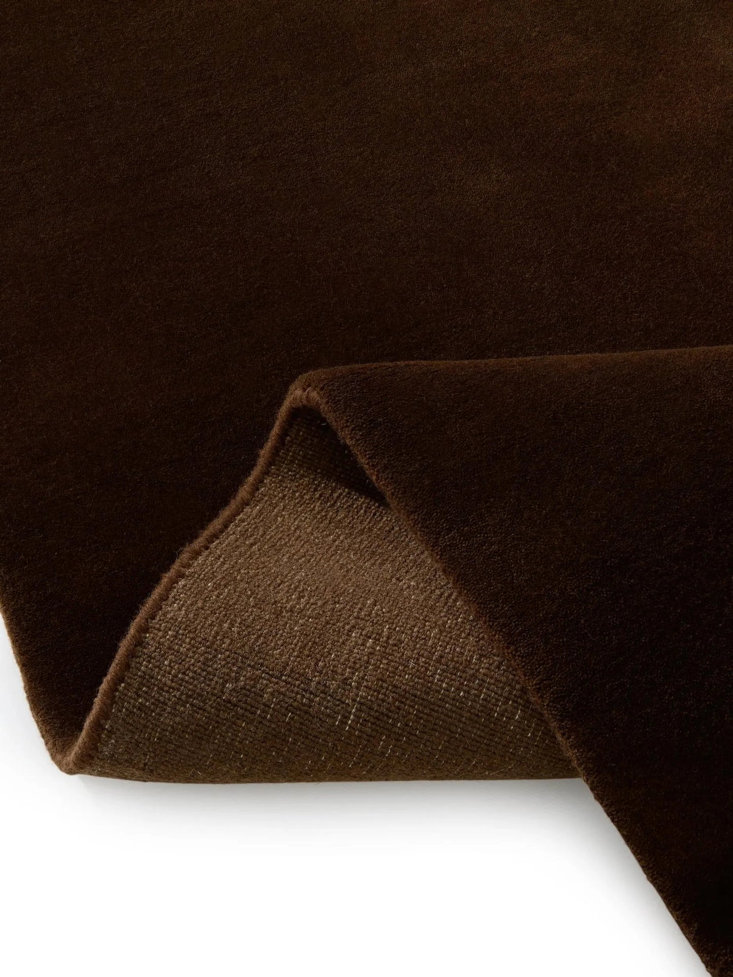 Covor de lână Mono Dark Brown