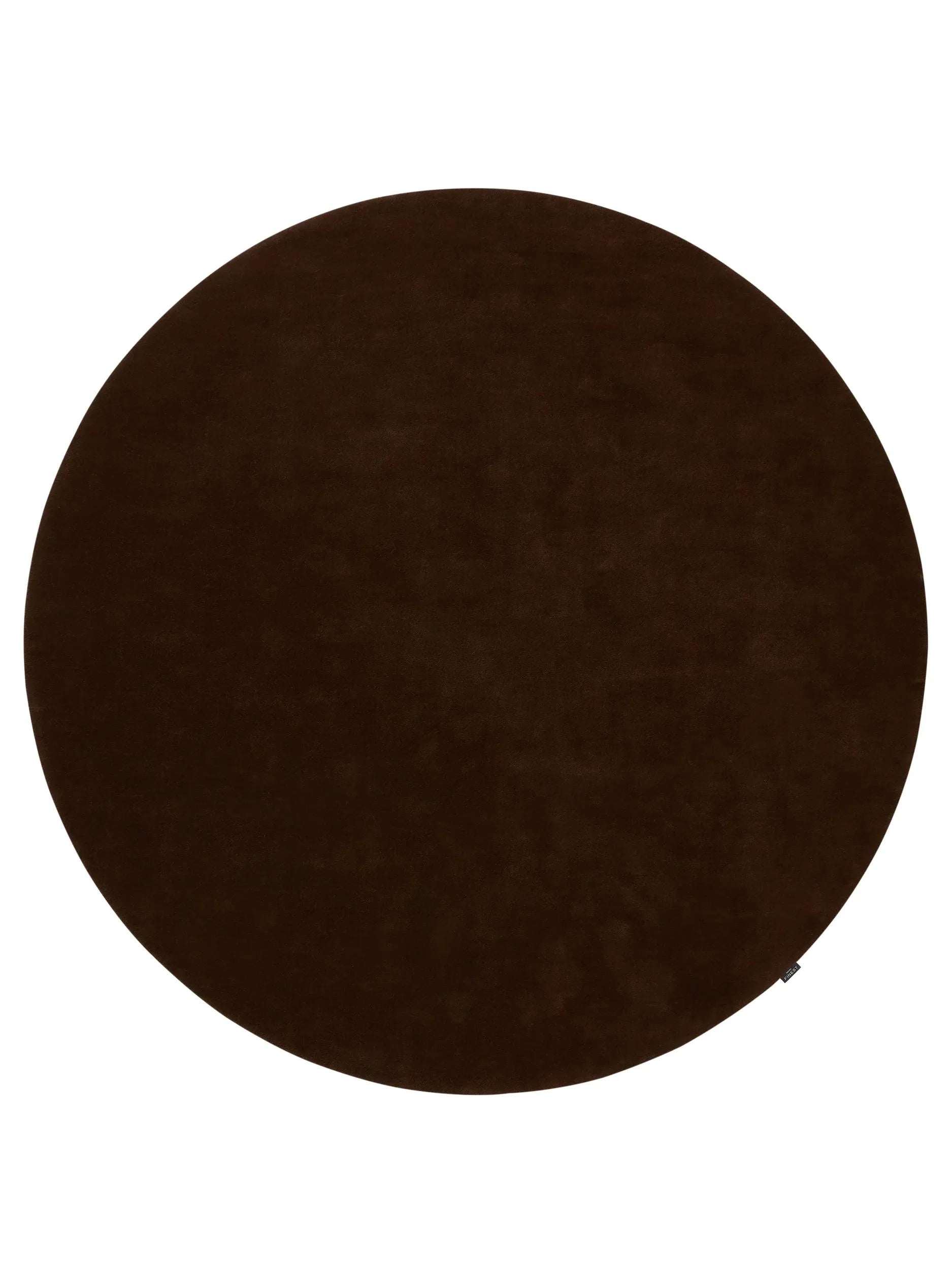 Covor de lână Mono Dark Brown