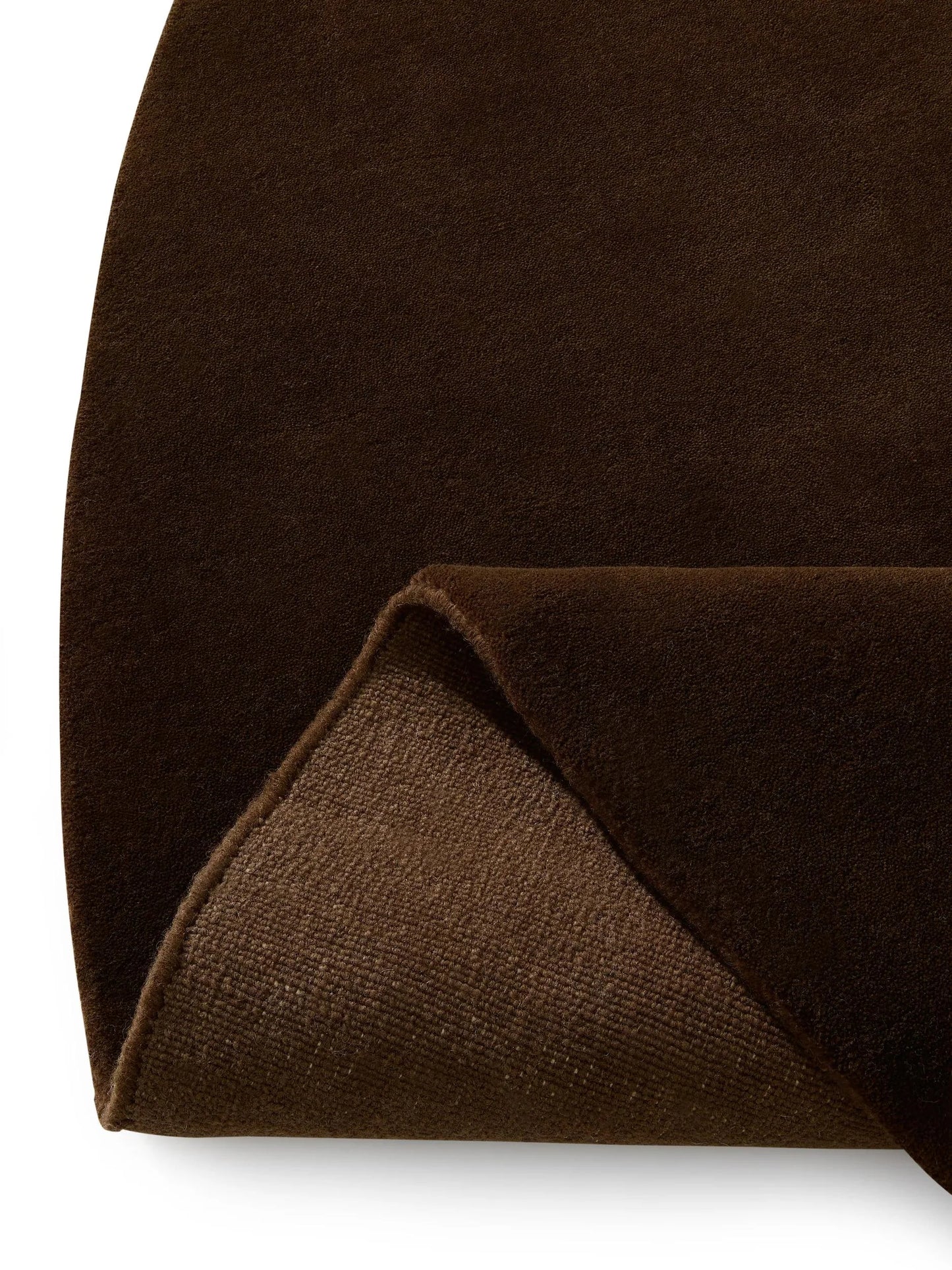 Covor de lână Mono Dark Brown