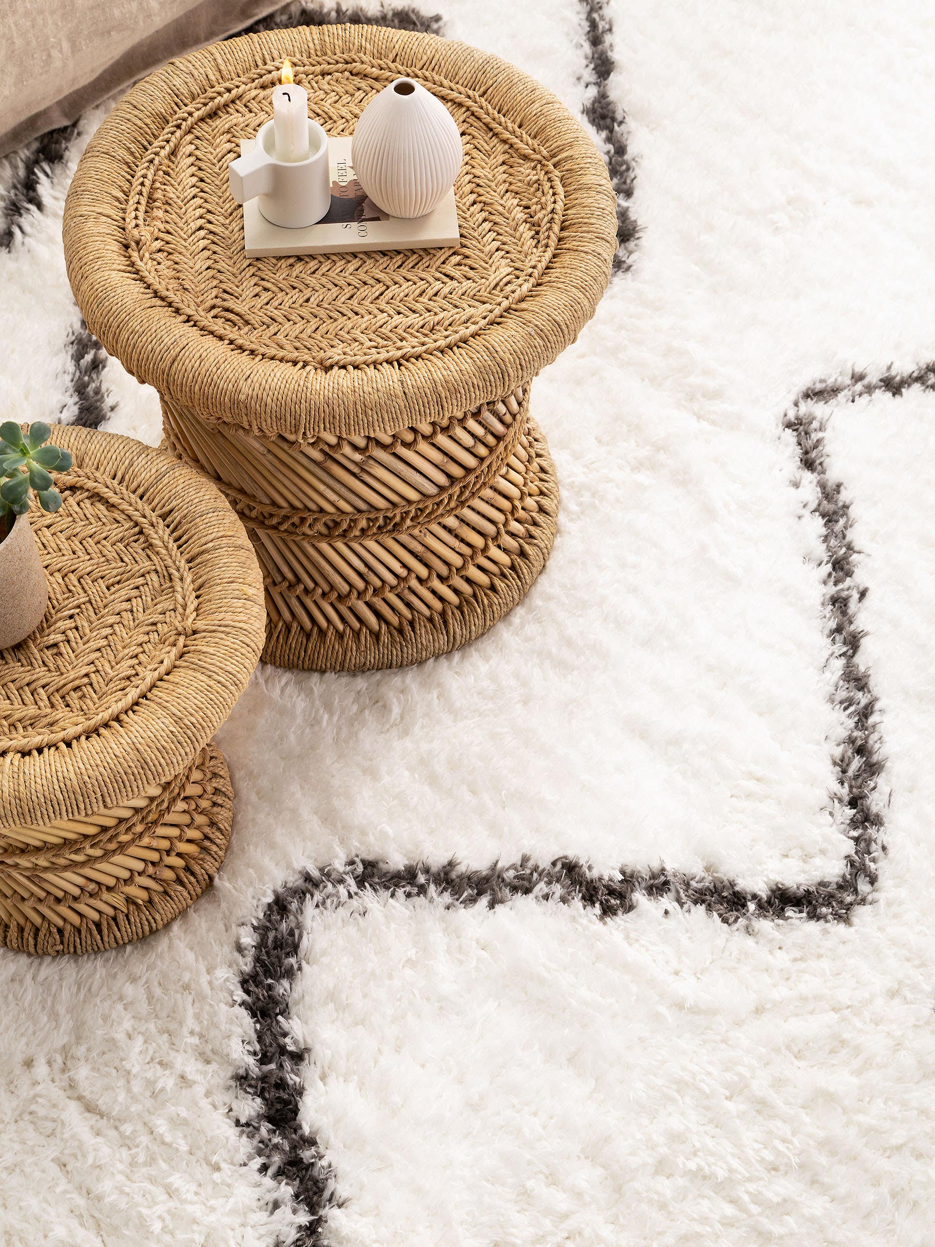 Covor Shaggy Ebba Beige 