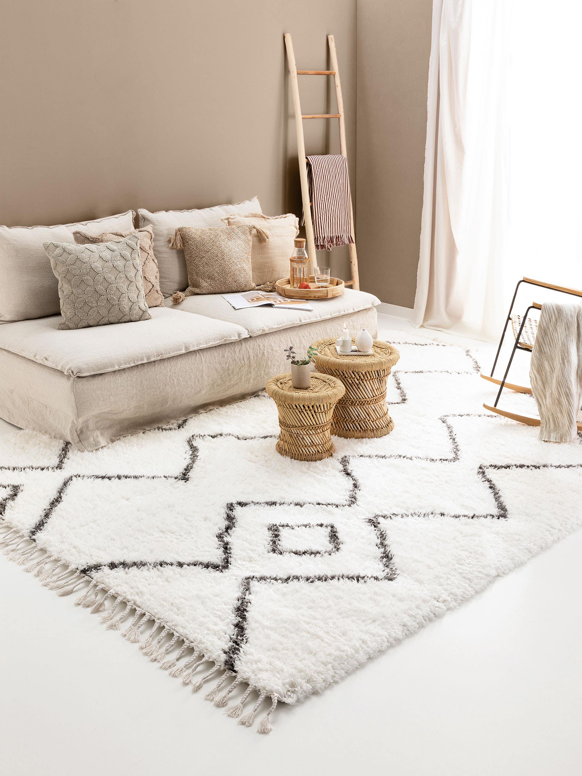 Covor Shaggy Ebba Beige 