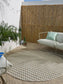 Covor rotund interior/exterior Agra Blue/Cream 