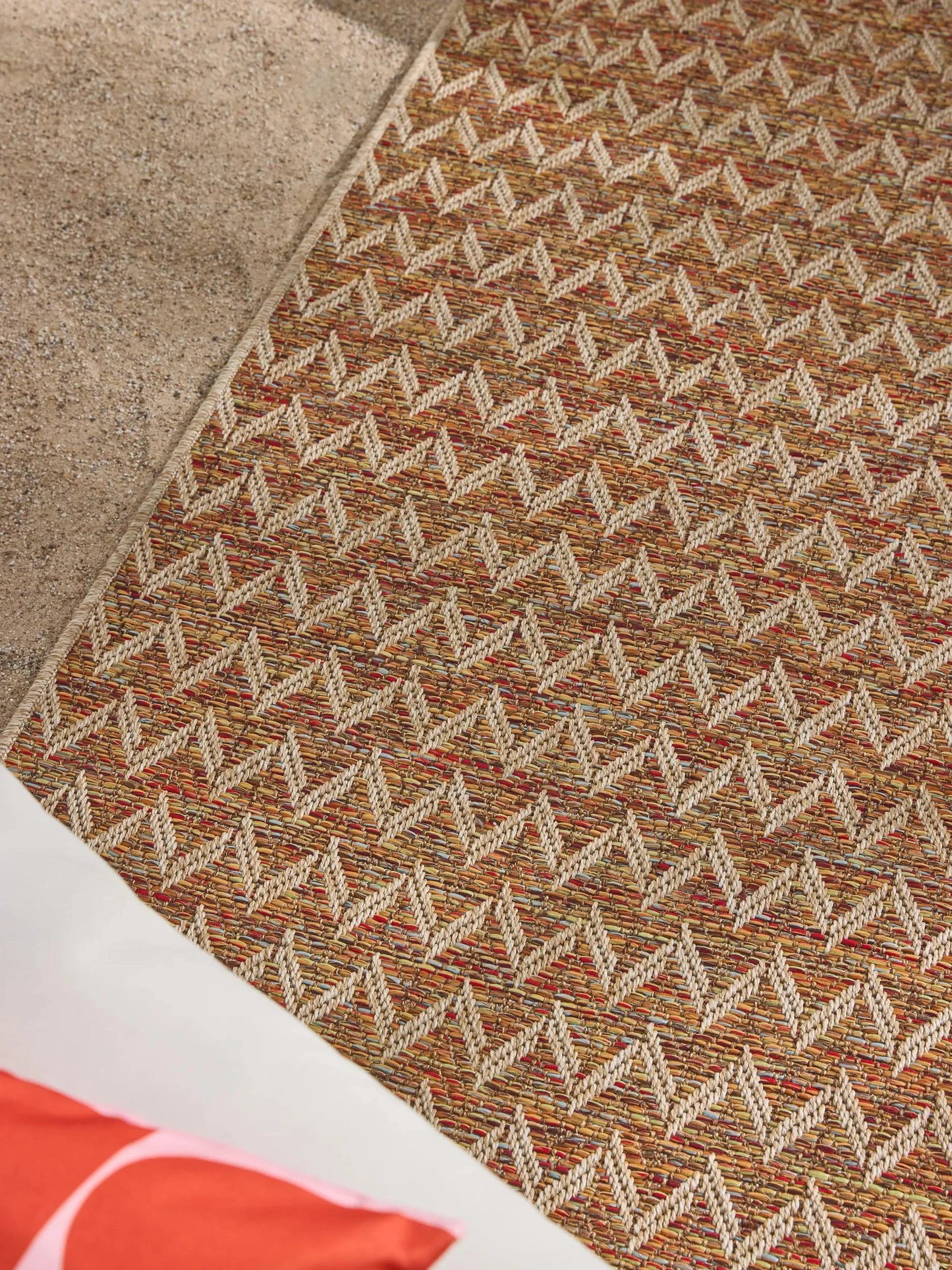 Covor interior/exterior Agra Beige/Multicolour 
