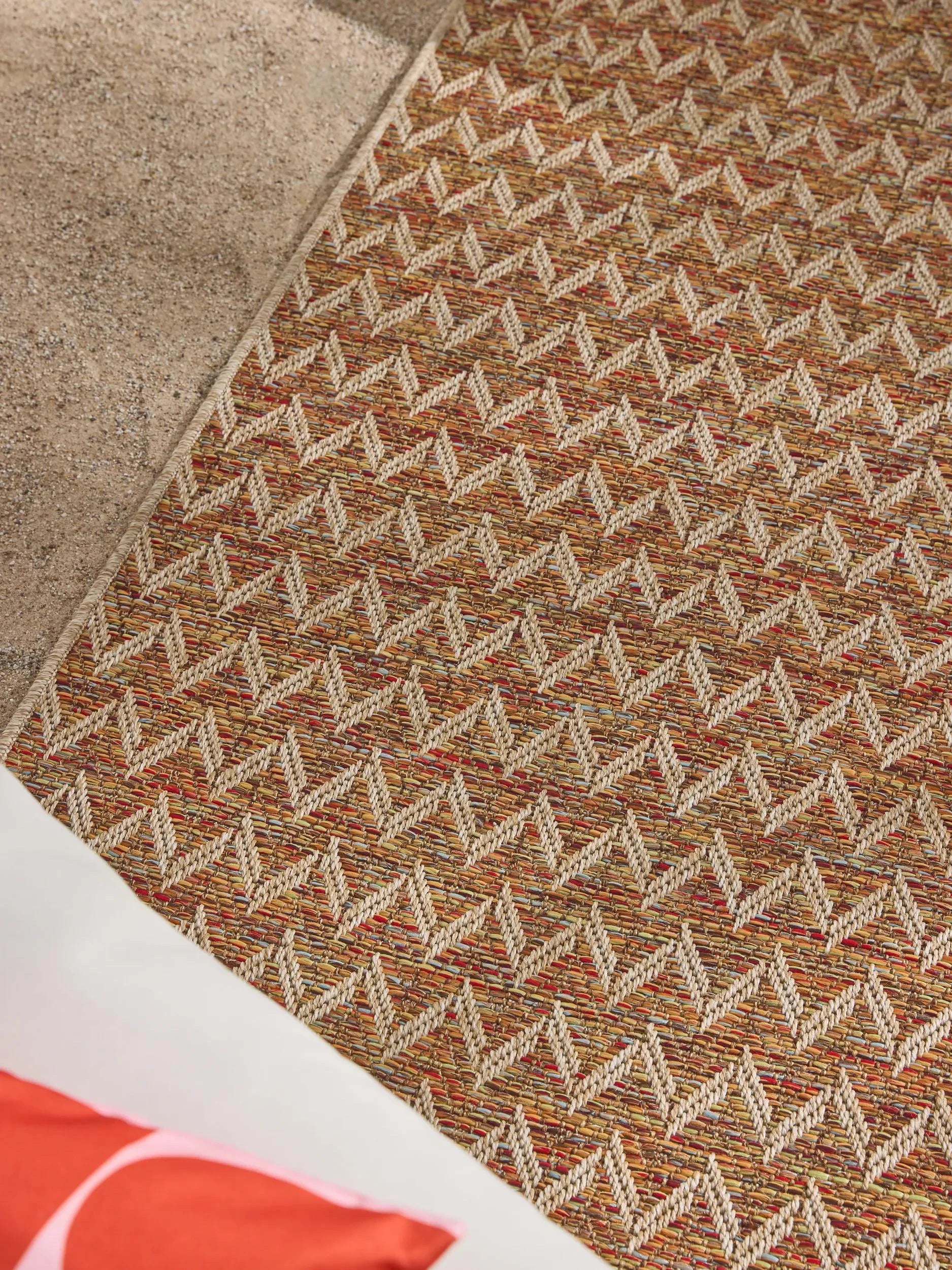 Covor interior/exterior Agra Beige/Multicolour 