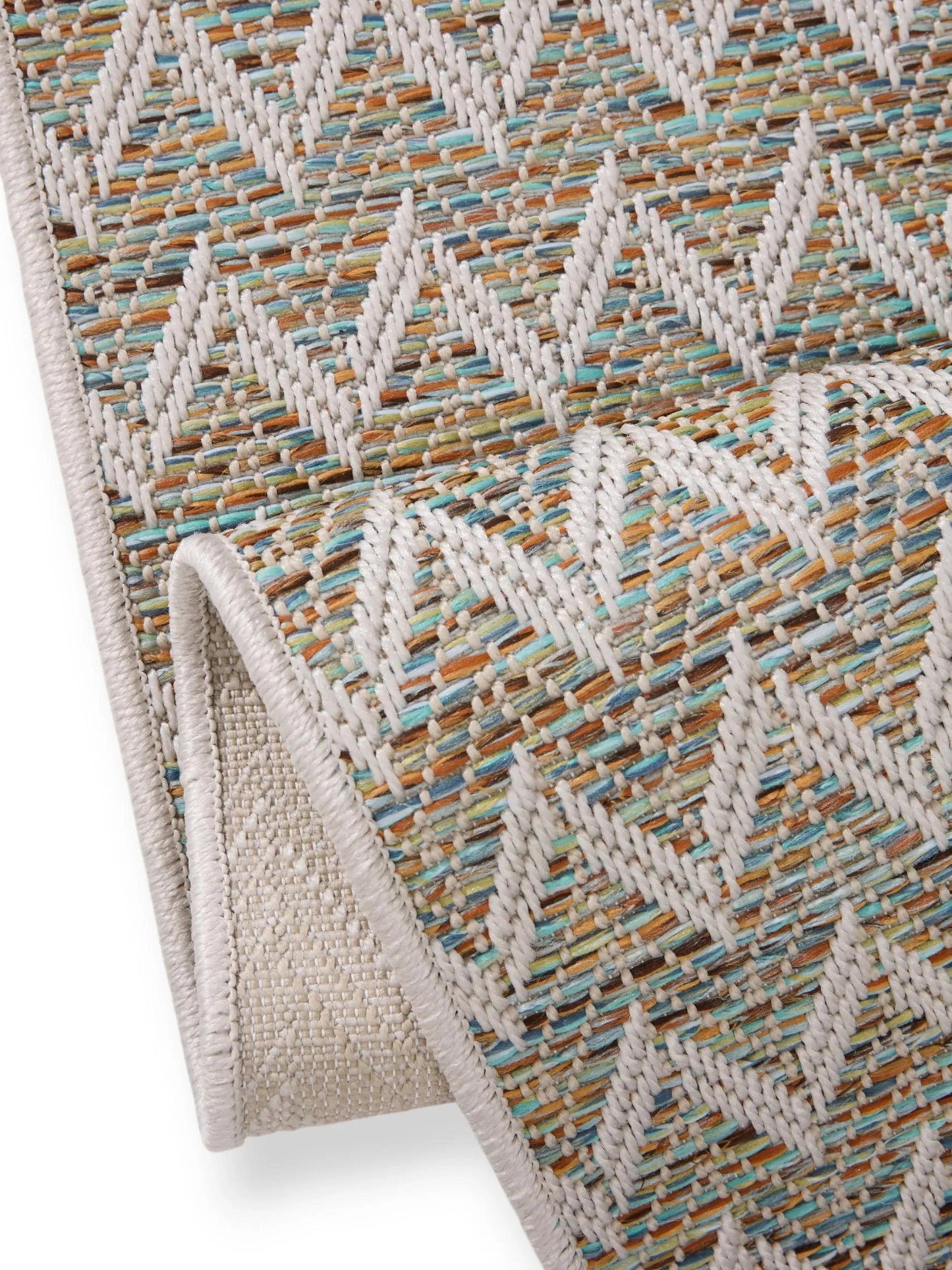 Covoraș îngust/preș - interior/exterior Agra Blue/Cream 
