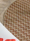 Covor rotund interior/exterior Agra Beige/Multicolour 