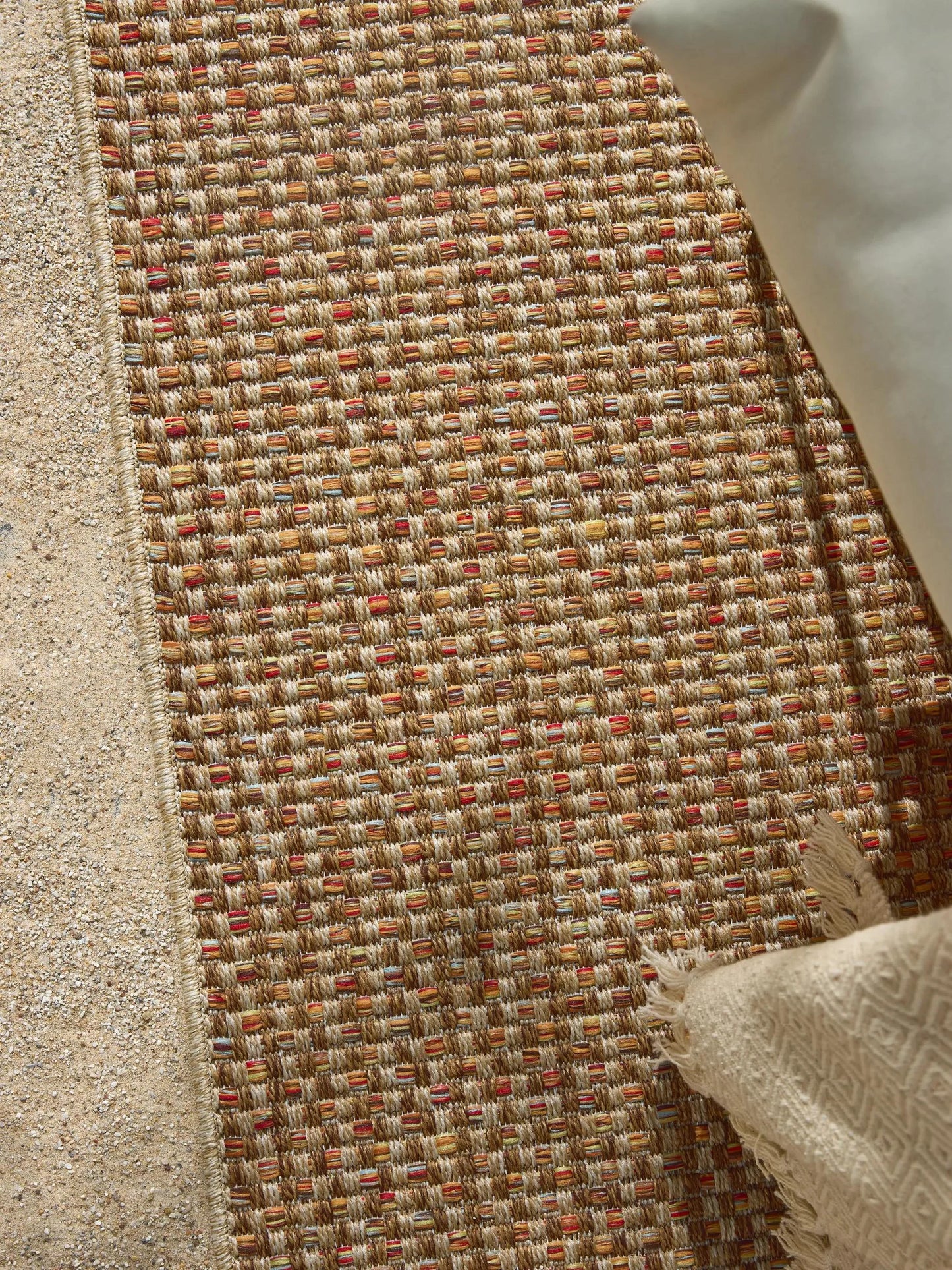 Covoraș îngust/preș - interior/exterior Agra Multicolour/Beige 
