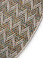 Covor rotund interior/exterior Agra Blue/Cream 