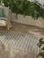 Covoraș îngust/preș - interior/exterior Agra Blue/Cream 