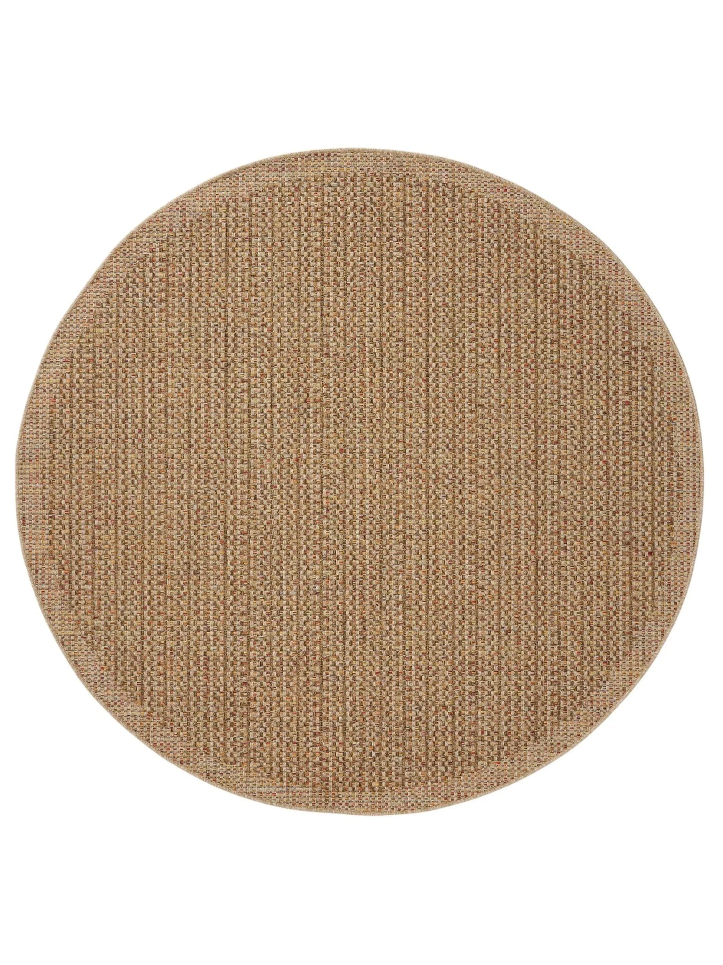 Covor rotund interior/exterior Agra Multicolour/Beige 